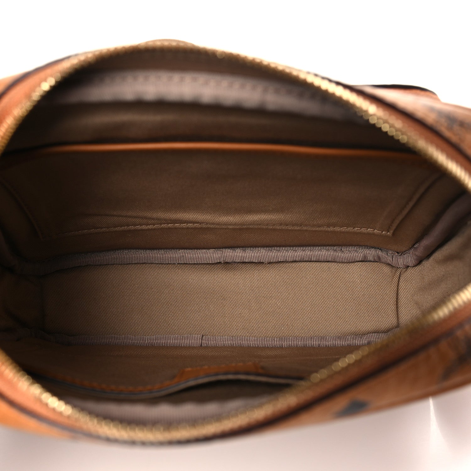 MCM Visetos Klassik Crossbody Bag Cognac 5 of 9