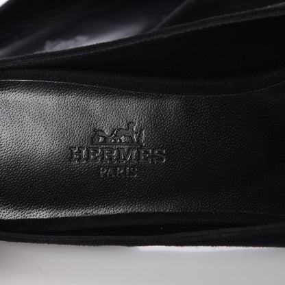 Hermes Veau Doblis Roxane Mules 36.5 Multicolor Black 5 of 8