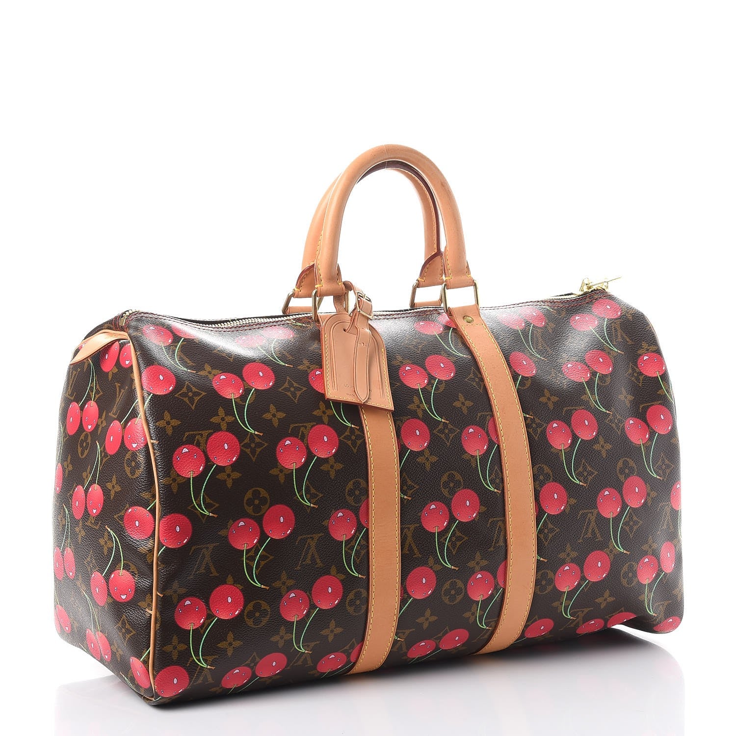 Louis Vuitton Monogram Cerises Keepall 45 3 of 16