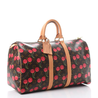 Louis Vuitton Monogram Cerises Keepall 45 3 of 16