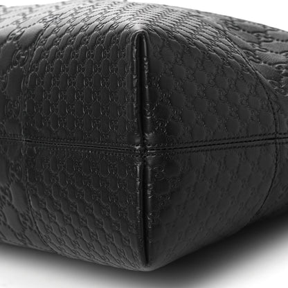 Gucci Guccissima Medium Bree Shoulder Bag Black 10 of 10