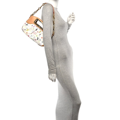 Louis Vuitton Monogram Multicolor Judy PM White 2 of 9