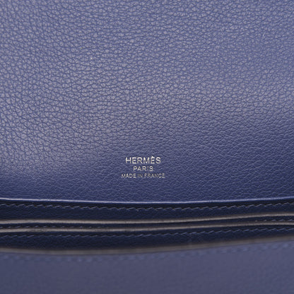Hermes Evergrain Mini Sac Roulis Bleu Brighton 6 of 9