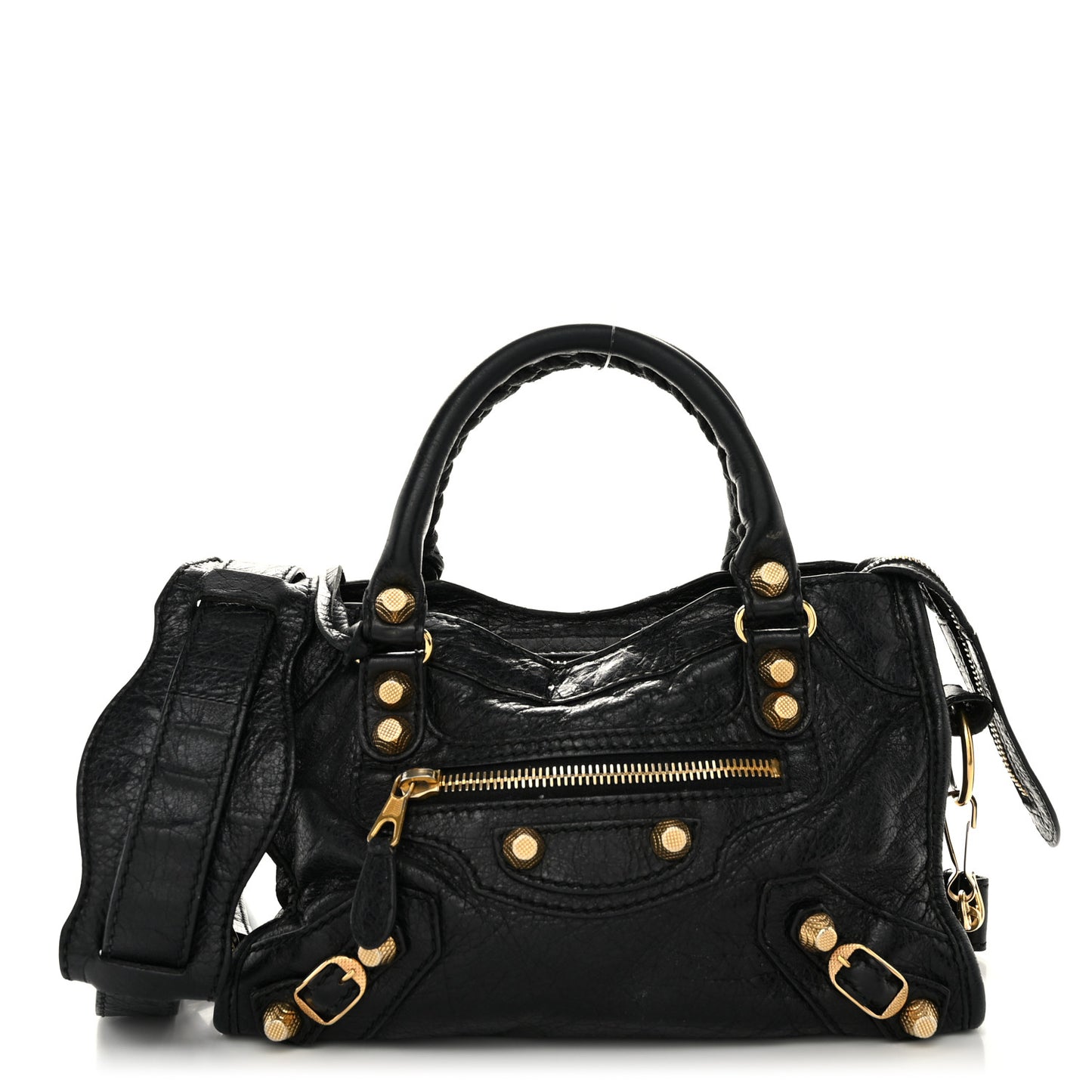 Agneau Giant 12 Gold Hardware Mini City Black