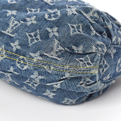 Louis Vuitton Monogram Denim Pleaty Blue 8 of 12