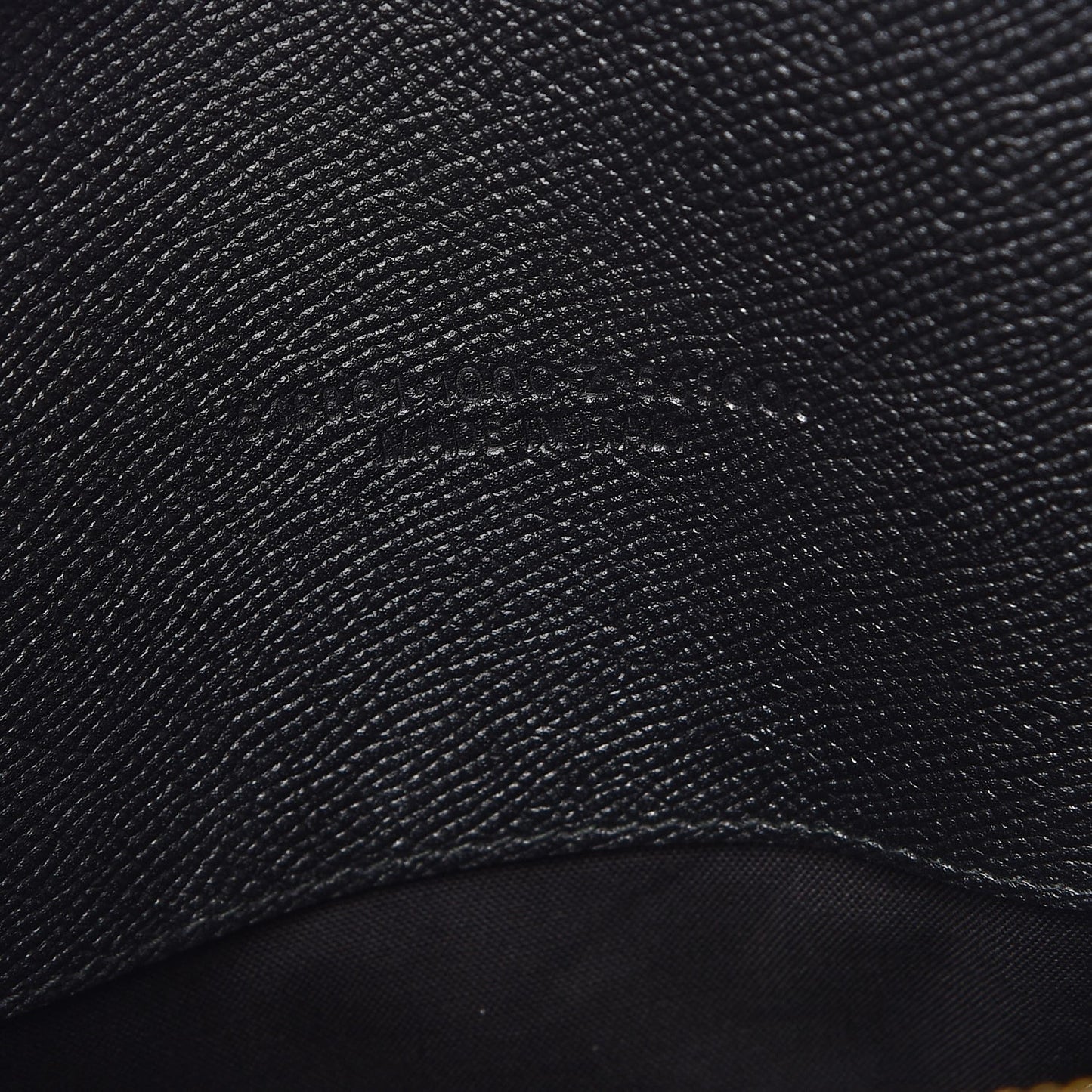 Signature Grained Calfskin Logo M Ville Top Handle Bag Black