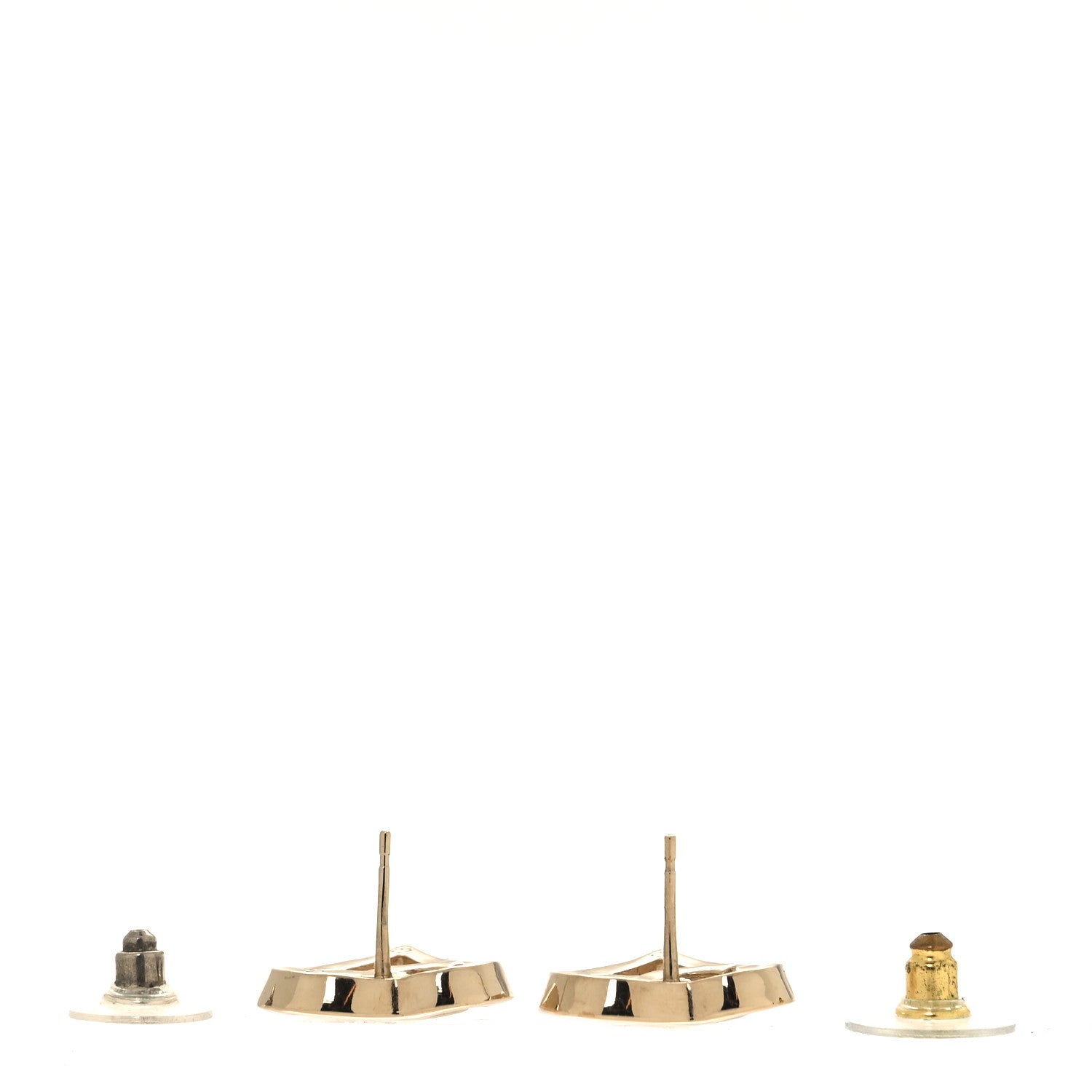 Chanel Metal CC Heart Coco In Love Earrings Gold 3 of 5