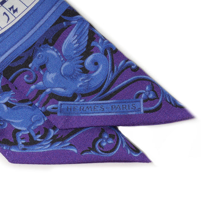 Hermes Silk Astrologie Twilly 4 of 6