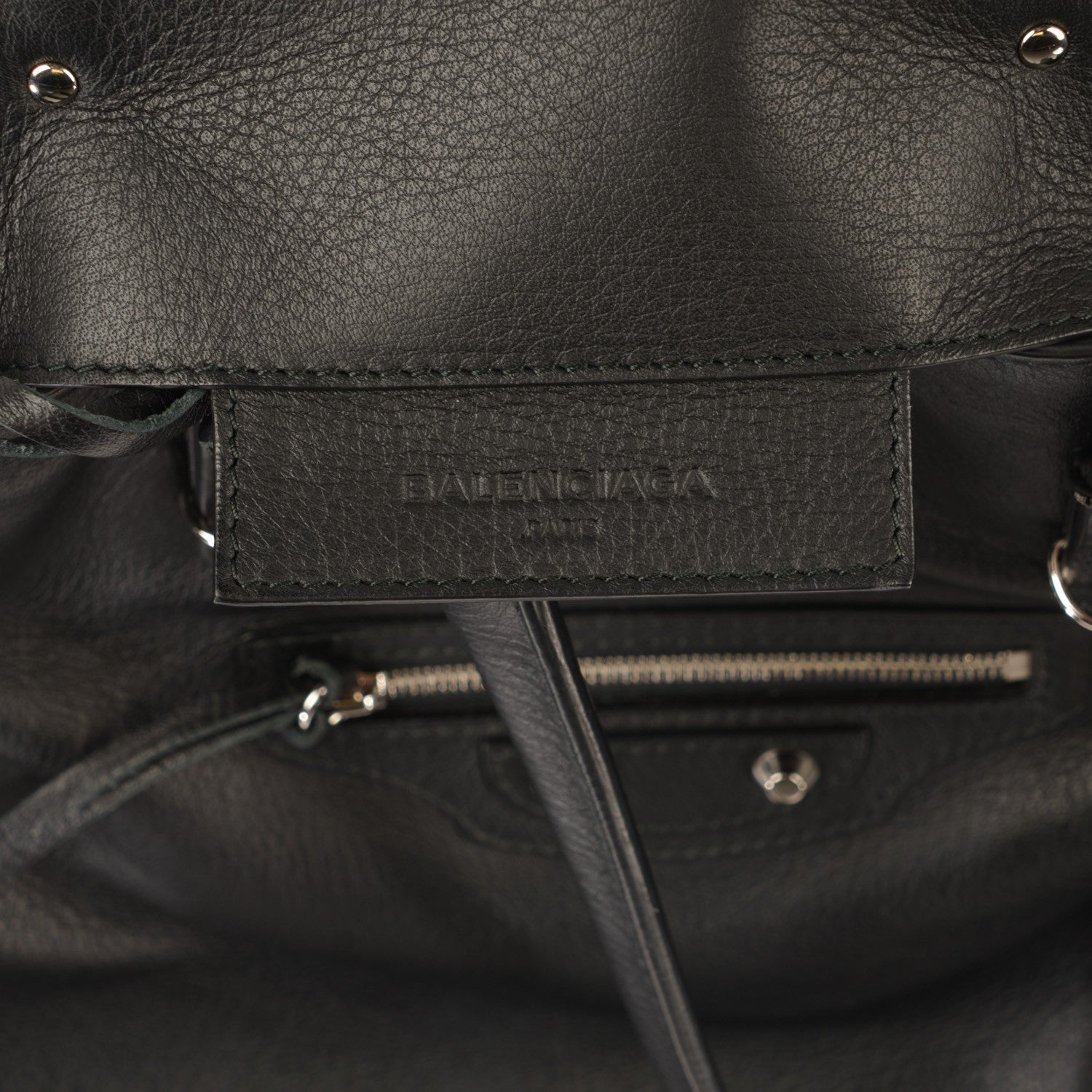 Balenciaga Supple Calfskin Papier A4 Zip Around Tote Black 9 of 10