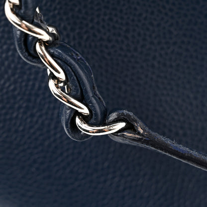 Chanel Caviar Timeless CC Soft Tote Navy Blue 12 of 13