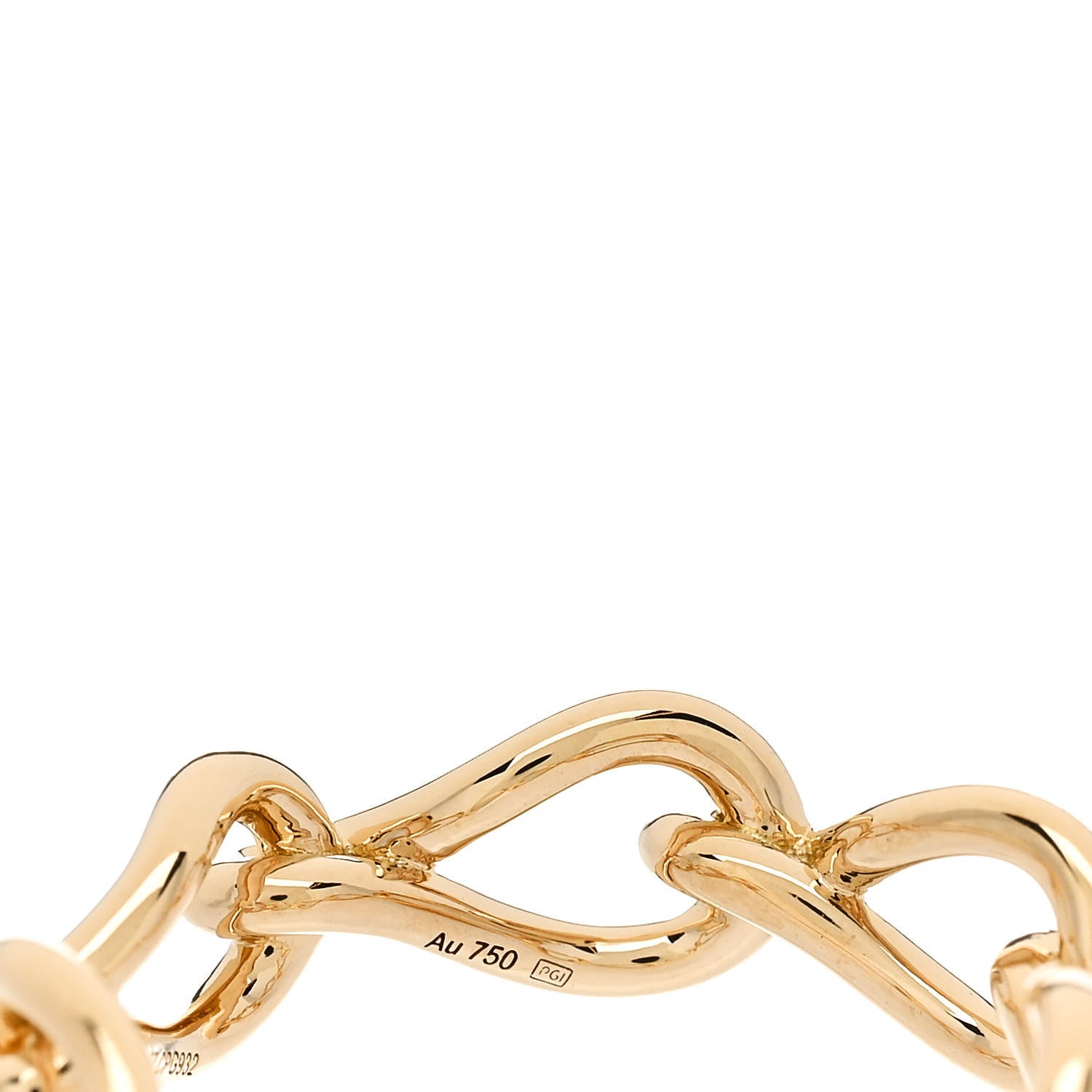 Cartier 18K Yellow Gold Maillon Infini de Cartier Ring 57 8 6 of 7