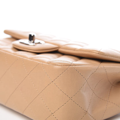 Chanel Lambskin Quilted Mini Rectangular Flap Beige 9 of 12