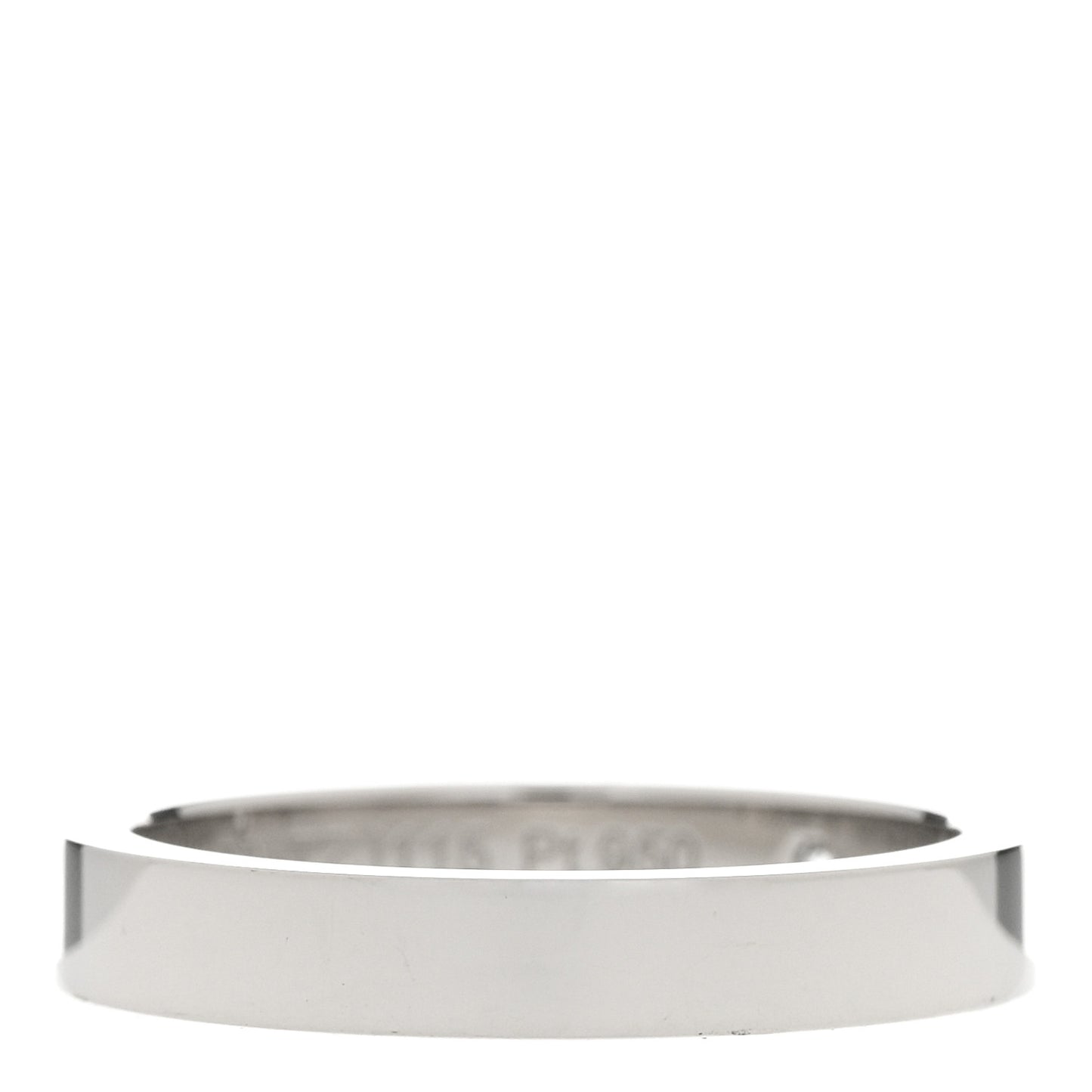 Platinum Diamond 3mm C De Cartier Wedding Band Ring 50 5.25