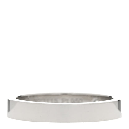 Cartier Platinum Diamond 3mm C De Cartier Wedding Band Ring 50 5.25 3 of 7