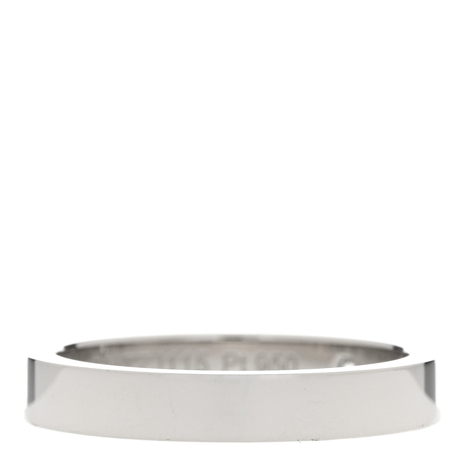 Cartier Platinum Diamond 3mm C De Cartier Wedding Band Ring 50 5.25 3 of 7