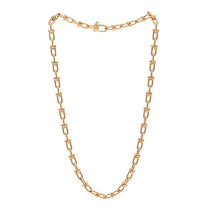 Tiffany 18K Rose Gold Small HardWear Link Necklace 3 of 4