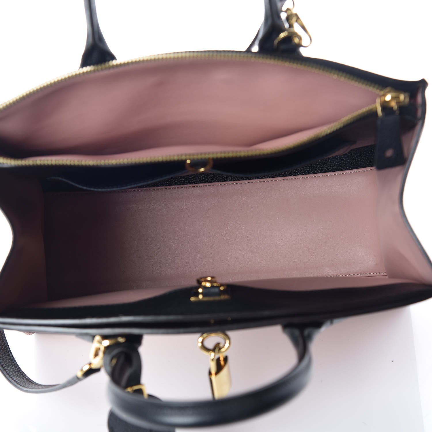 Louis Vuitton Calfskin City Steamer MM Magnolia Black 5 of 14