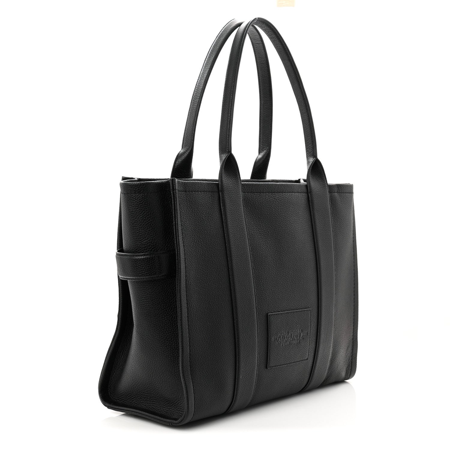 Marc Jacobs Grained Calfskin Large The Tote Bag Black 3 of 10