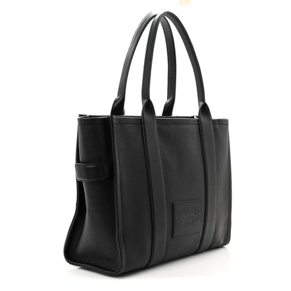 Marc Jacobs Grained Calfskin Large The Tote Bag Black 3 of 10
