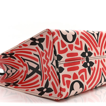 Louis Vuitton Monogram Giant Crafty Onthego GM Creme Rouge Black 9 of 10