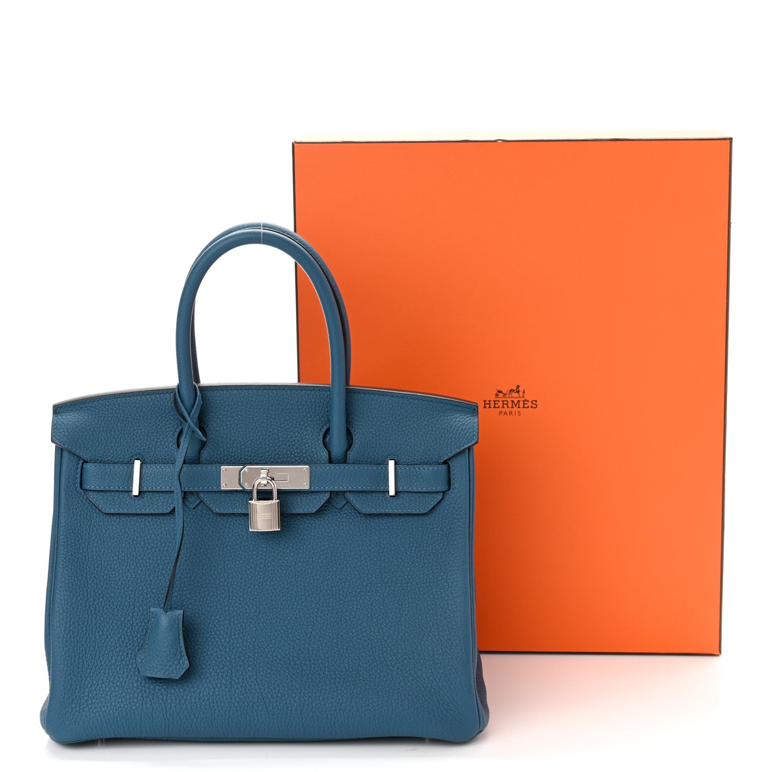 Hermes Togo Birkin 30 Cobalt 15 of 15