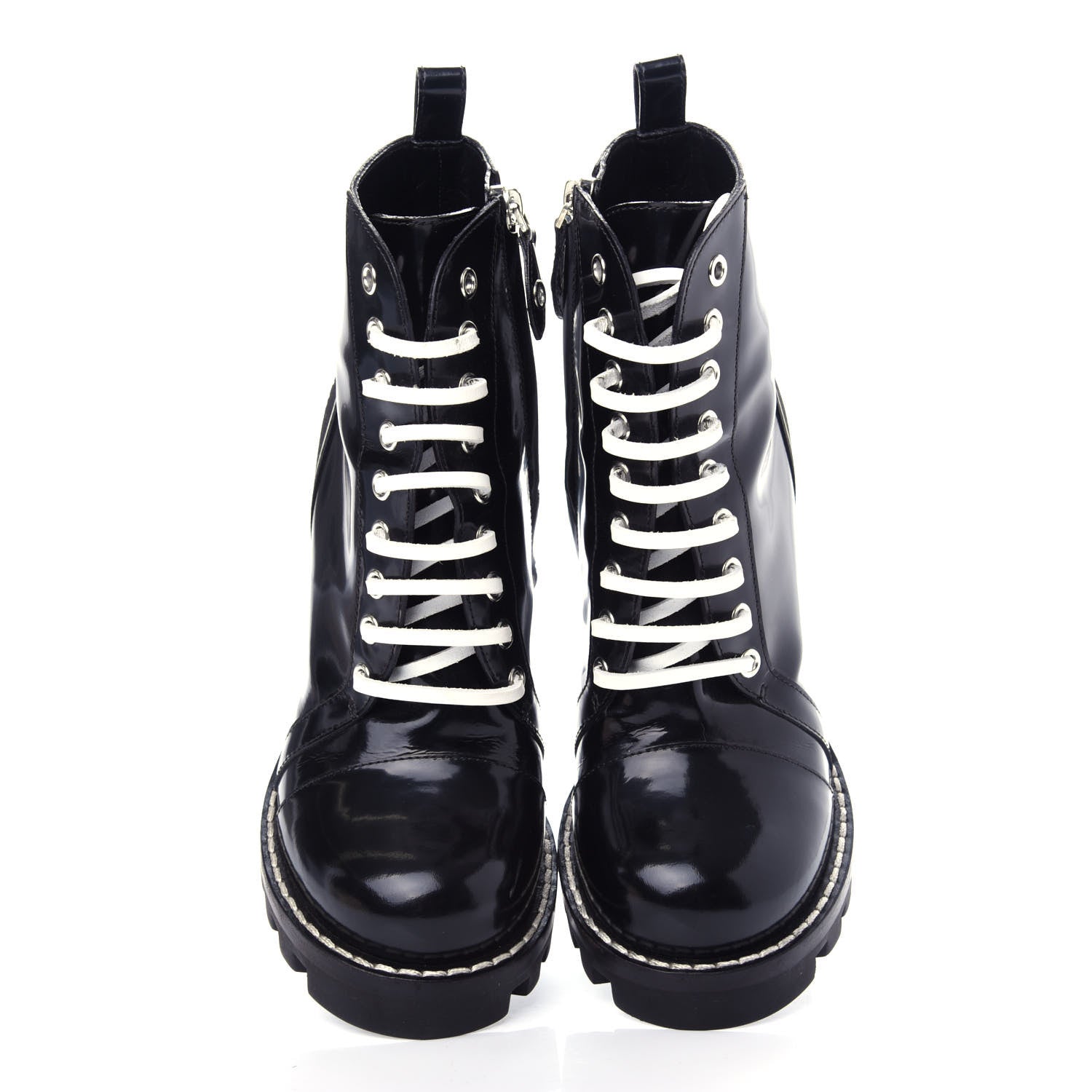 Louis Vuitton Glazed Calfskin Star Trail Ankle Boots 37 Black 5 of 10
