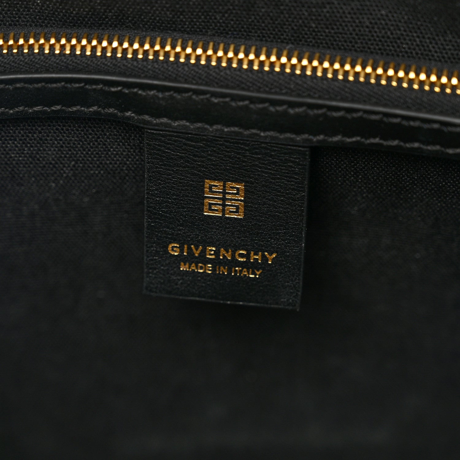 Givenchy Tumbled Calfskin Logo Embossed Medium G-Tote Black 7 of 9