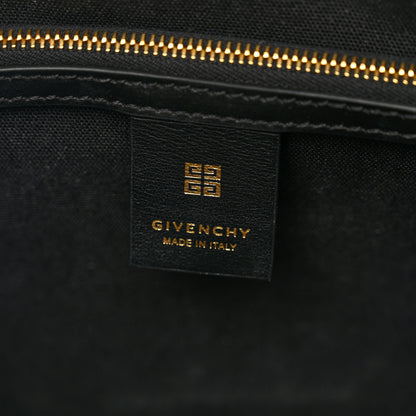 Givenchy Tumbled Calfskin Logo Embossed Medium G-Tote Black 7 of 9