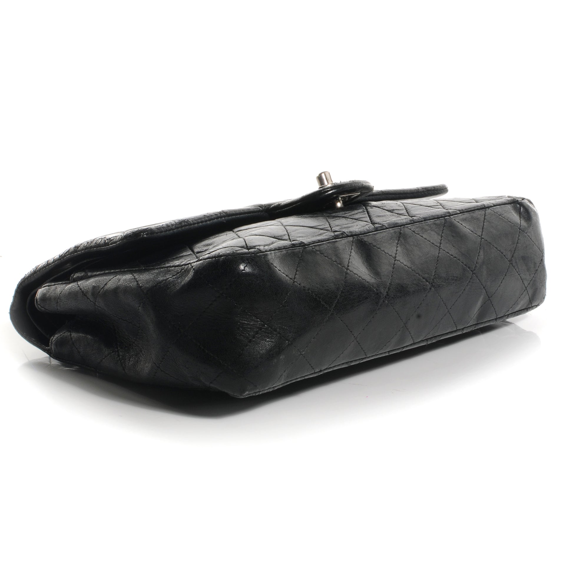 Chanel Lambskin Quilted Medium Double Flap Bag Black 4 of 7