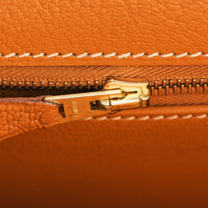 Hermes Chevre De Coromandel HAC Birkin 32 Caramel 14 of 25