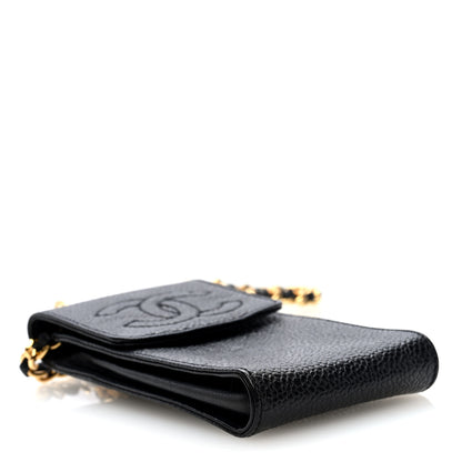 Chanel Caviar CC Phone Holder Crossbody Black 4 of 10