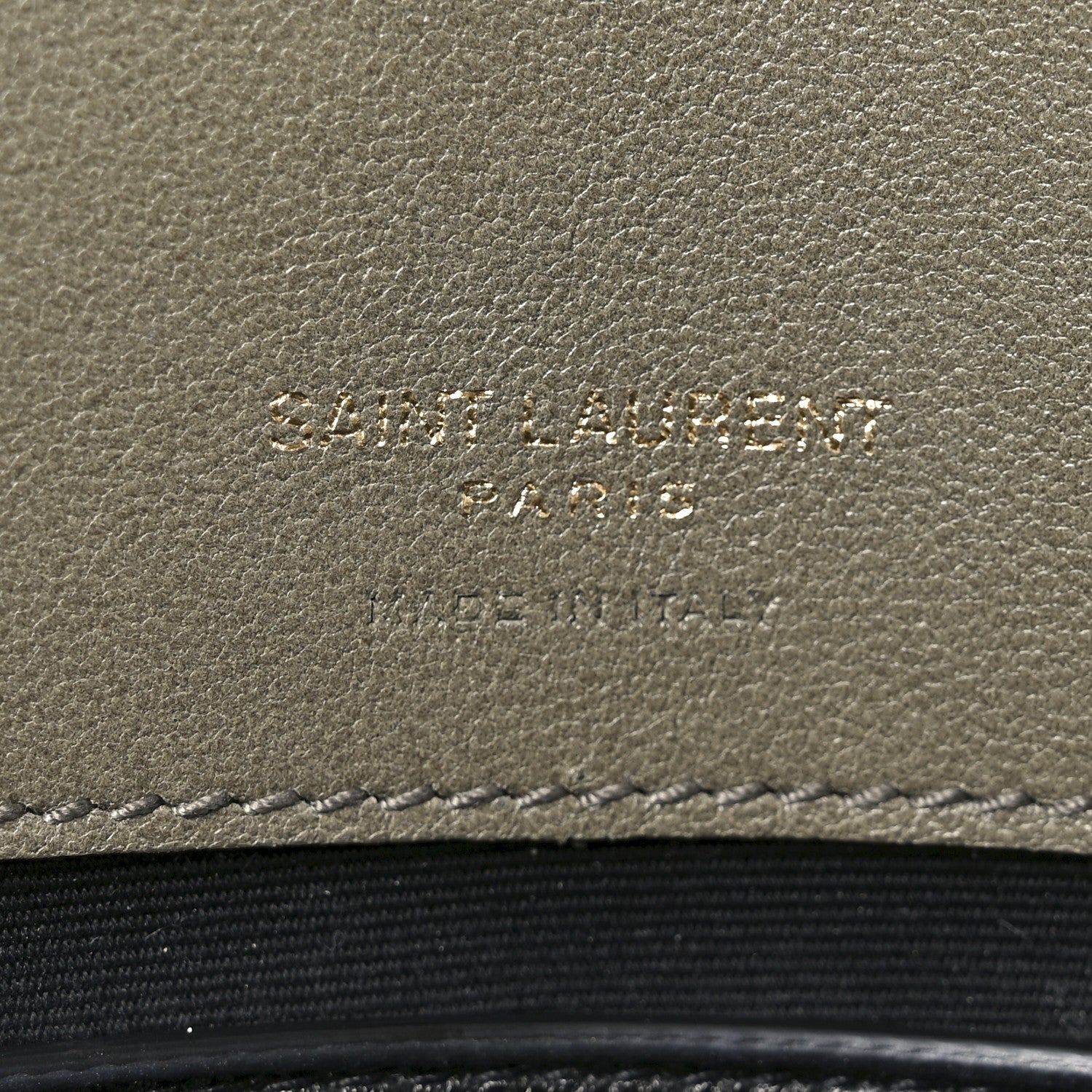 Saint Laurent Lambskin Matelasse Chevron Medium LouLou Dark Strong Moss 6 of 10