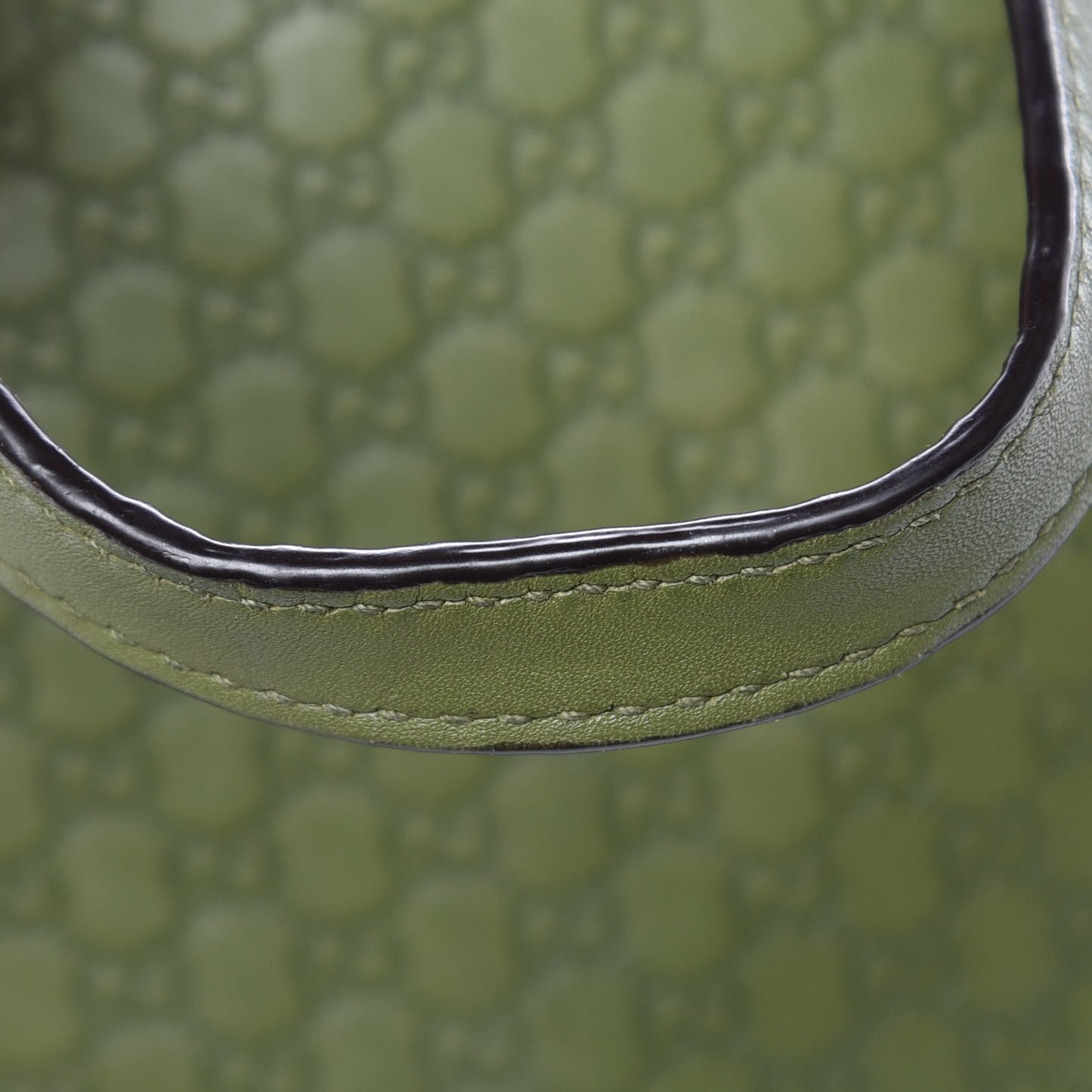 Microguccissima Small Nice Top Handle Dome Bag Green