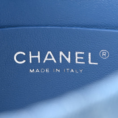 Chanel Denim Quilted Camellia Sweetheart Small Hobo Blue 6 of 10