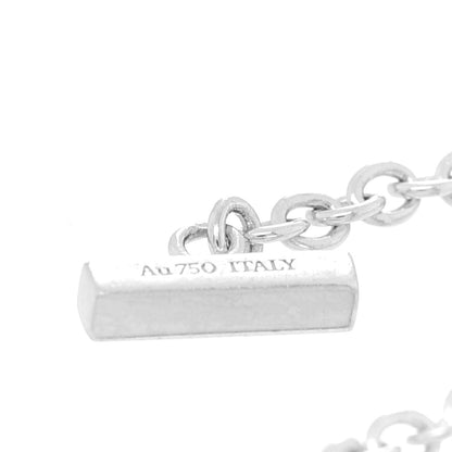 Tiffany 18K White Gold Yellow Sapphire T Smile Bracelet 4 of 6
