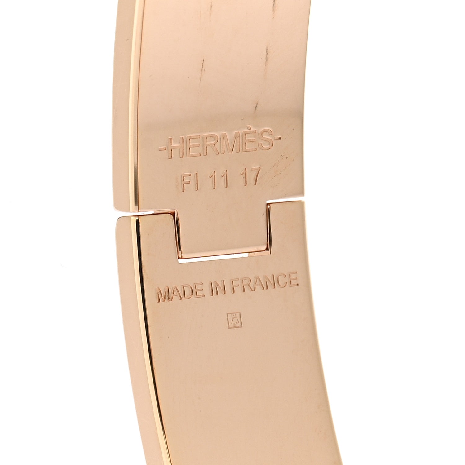 Hermes Enamel Narrow Clic Clac H Bracelet PM White 4 of 6