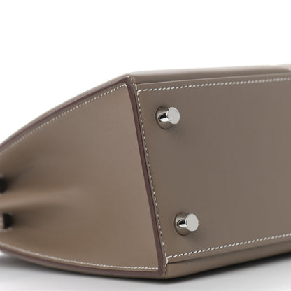 Hermes Swift Kelly Padded Sellier 25 Etoupe 9 of 12