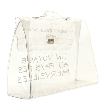 Hermes Vinyl Souvenir De L'Exposition Kelly Transparent 2 of 9