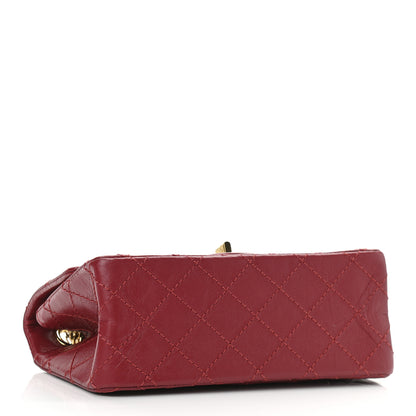 Chanel Aged Calfskin Quilted 2.55 Reissue Mini Flap Red 4 of 10