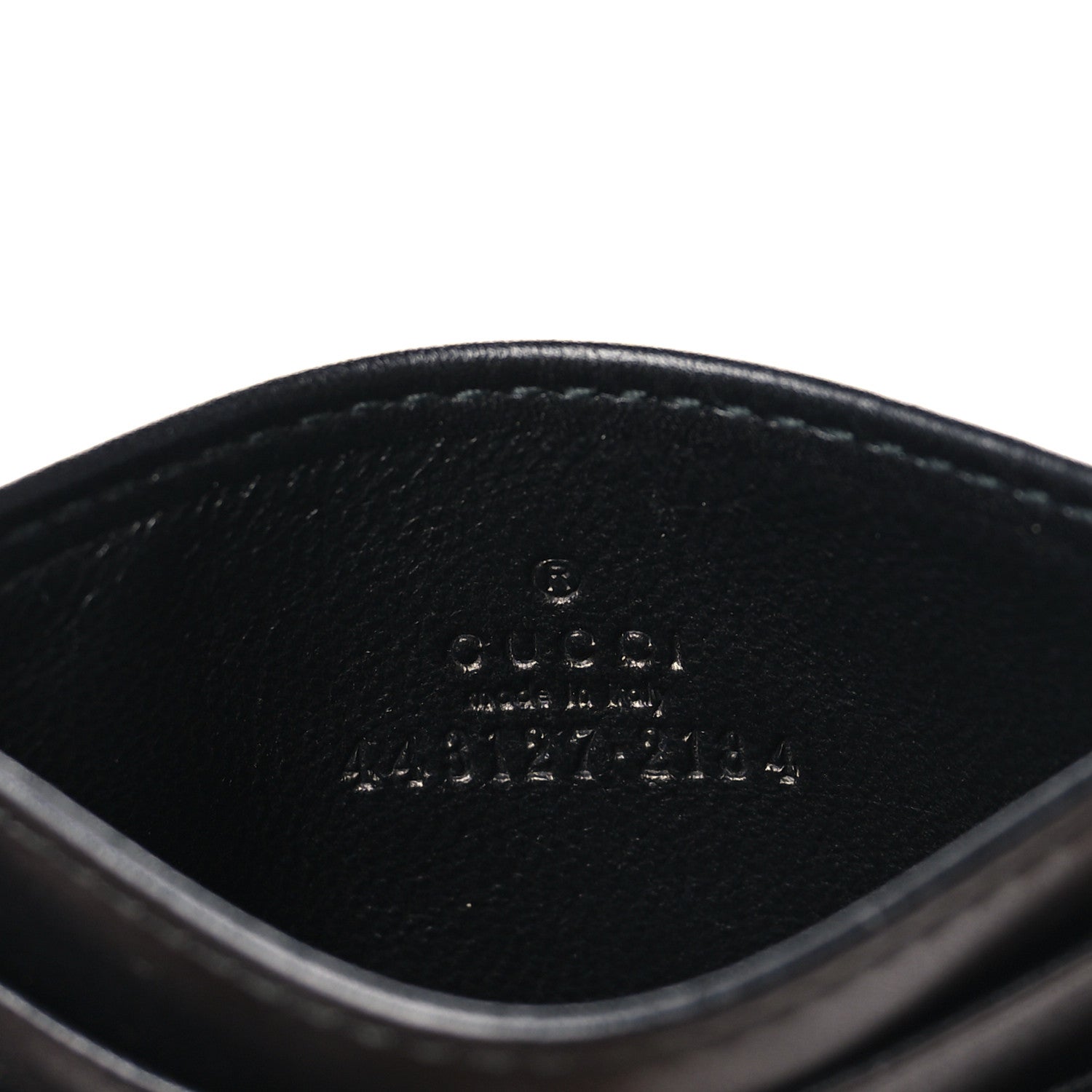 Gucci Calfskin Matelasse GG Marmont Card Holder Black 6 of 6