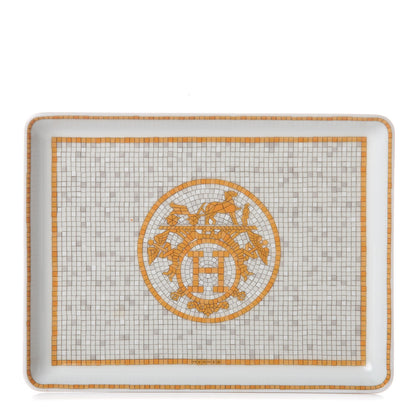 Hermes Porcelain Mosaique au 24 Sushi Plate 1 of 5