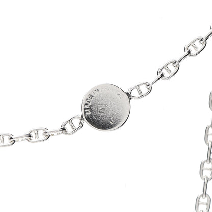Hermes Sterling Silver Chaine D'Ancre Clou de Selle Necklace 6 of 6