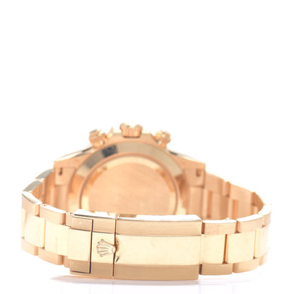 Rolex 18K Yellow Gold 40mm Oyster Perpetual Cosmograph Daytona Watch Champagne Black 116508 3 of 4