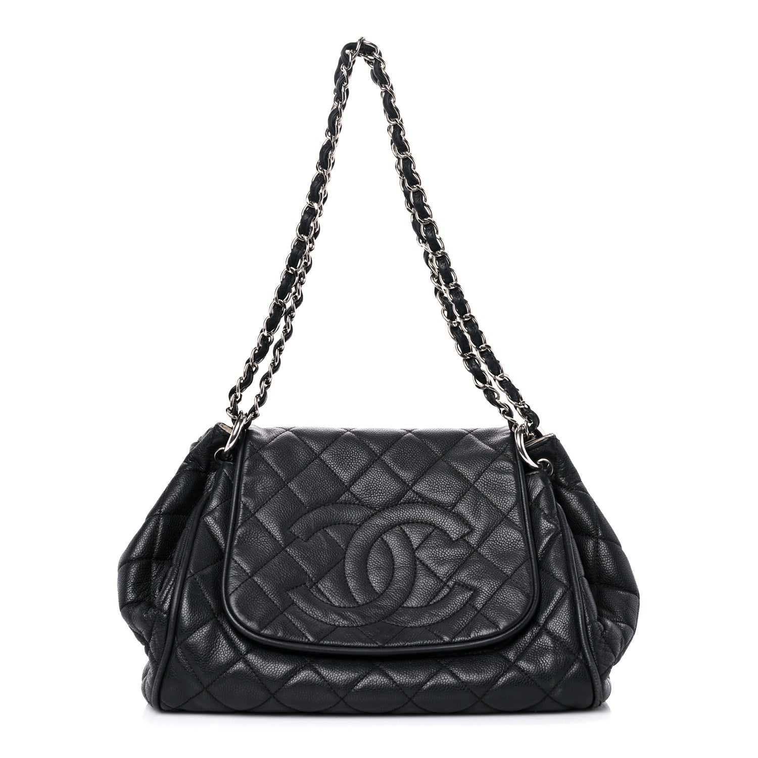 Chanel Caviar Quilted Timeless Accordion Flap Black 1 of 19