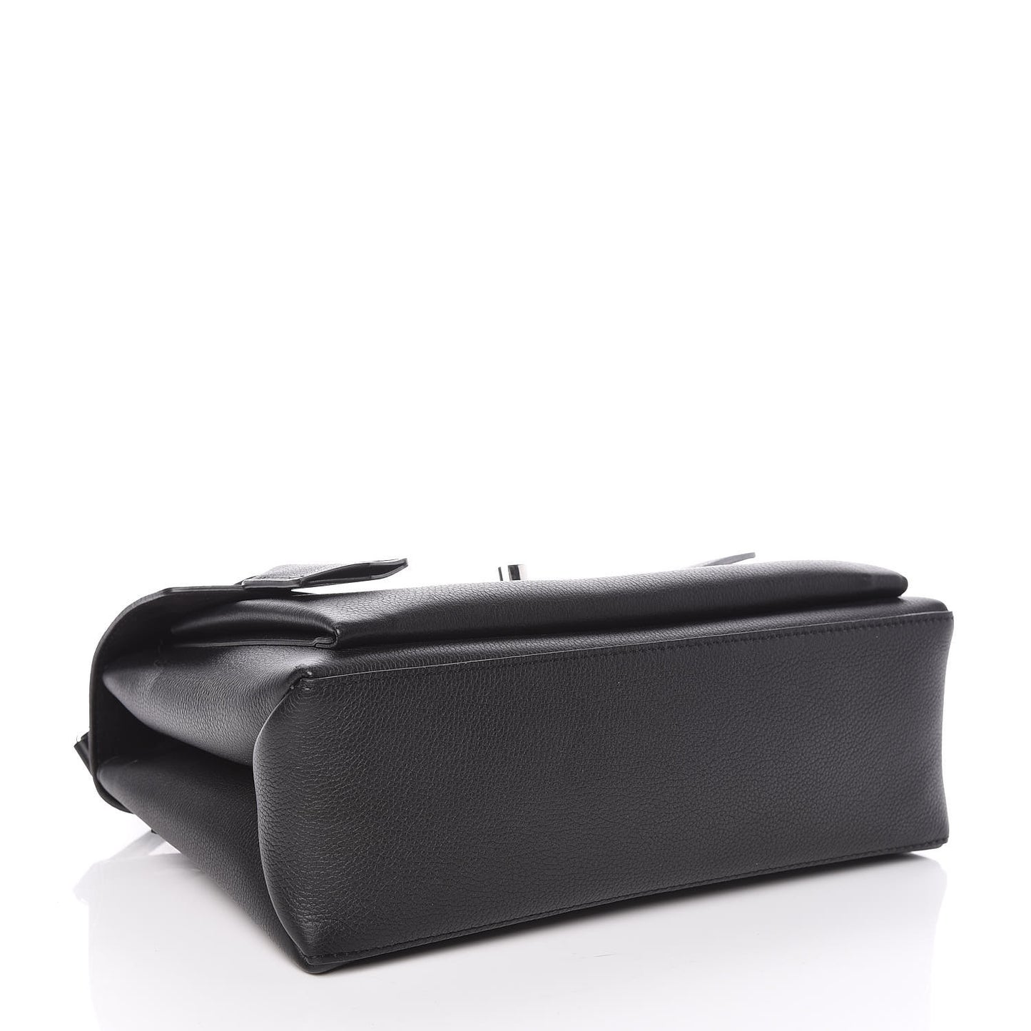 Soft Calfskin My Lockme Top Handle Black
