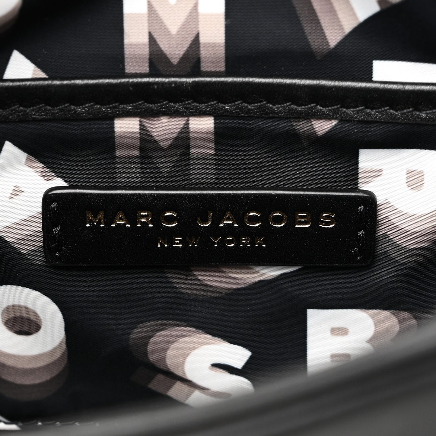 Calfskin Signet Flash Camera Bag Black