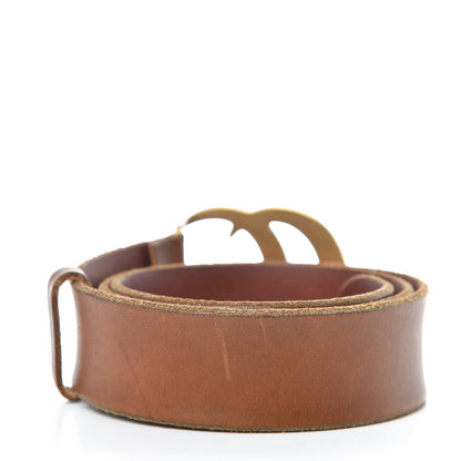 Gucci Faded Calfskin Double G 40mm Belt 80 32 Cuir 3 of 6