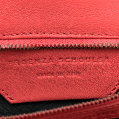 Proenza Schouler Lambskin Medium PS1 Satchel Deep Coral 6 of 13