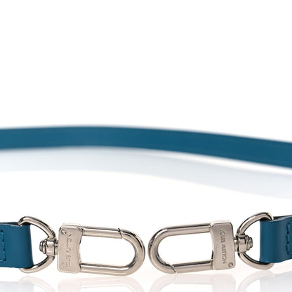 Louis Vuitton Calfskin Adjustable Shoulder Strap Cyan 4 of 6