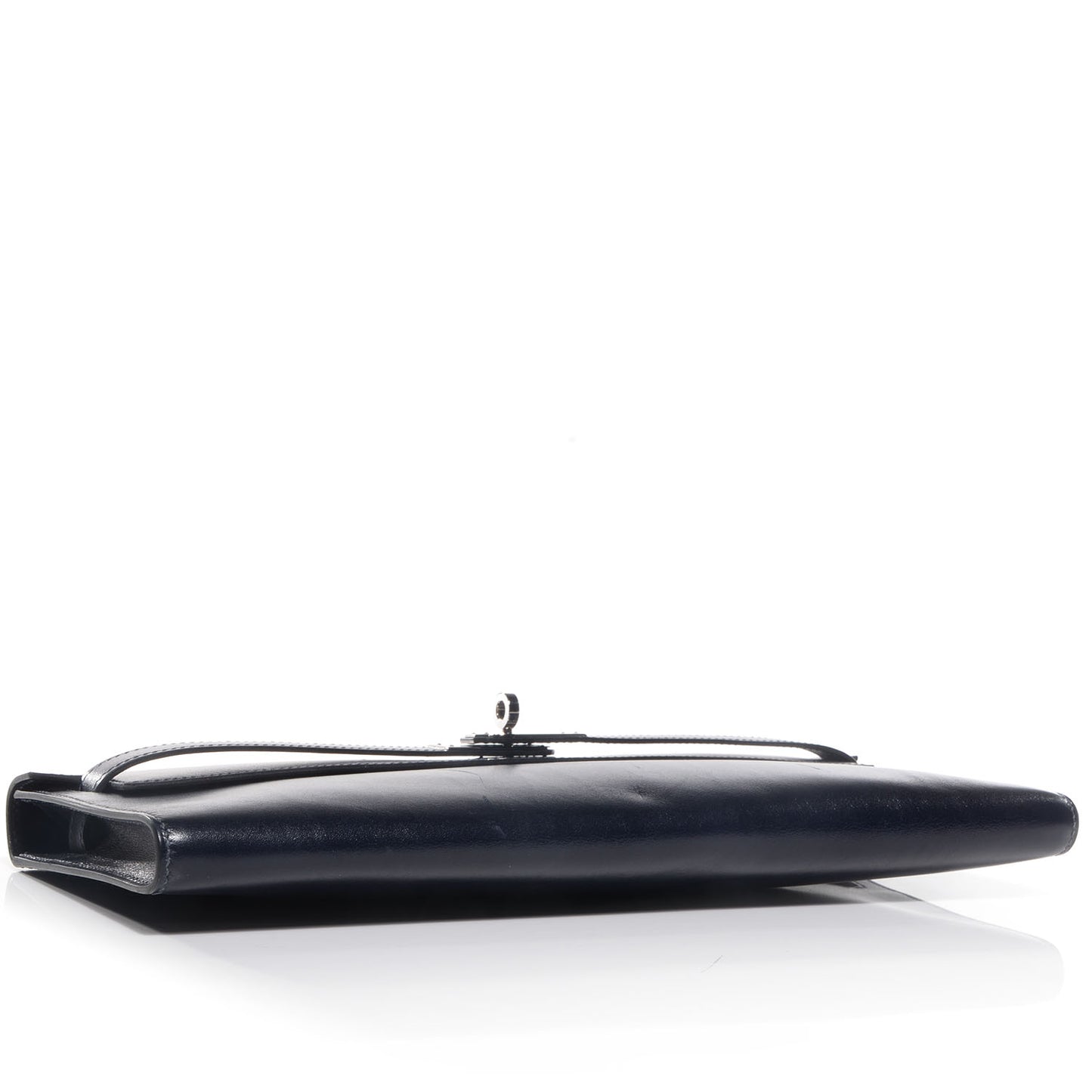 Box Kelly Cut Clutch Pochette Indigo